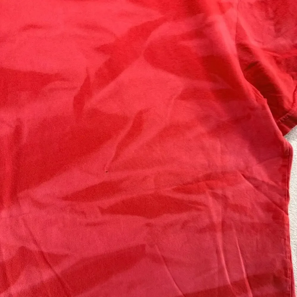 Billionaire Boys Club Shirt men's large Red BBC Icecream Graphic Tie Dye Graphic